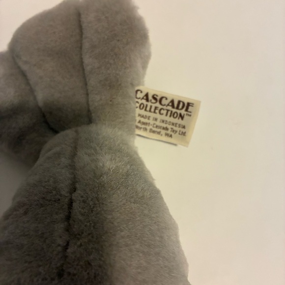 Cascade Collection Plush Manatee Stuffed Animal Gray 14” Vintage - Picture 3 of 7